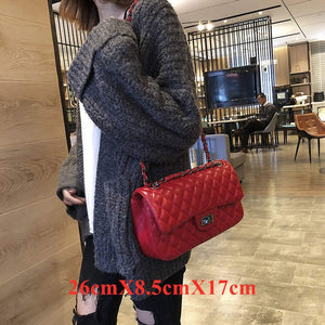 Summer Bags For Women 2019 Luxury Brand Clutch Bag Leather Fashion Plaid Small Crossbody Bags For Women Black Shoulder Bag