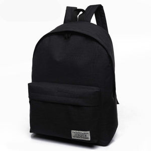 2018 Cheap Mochila Canvas  Backpack  Black Women Backpack School Bags For Teenagers Couple Backpacks Casual 4 color Durable