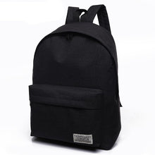 Load image into Gallery viewer, 2018 Cheap Mochila Canvas  Backpack  Black Women Backpack School Bags For Teenagers Couple Backpacks Casual 4 color Durable