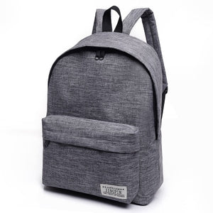 2018 Cheap Mochila Canvas  Backpack  Black Women Backpack School Bags For Teenagers Couple Backpacks Casual 4 color Durable